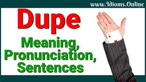 what dupe means